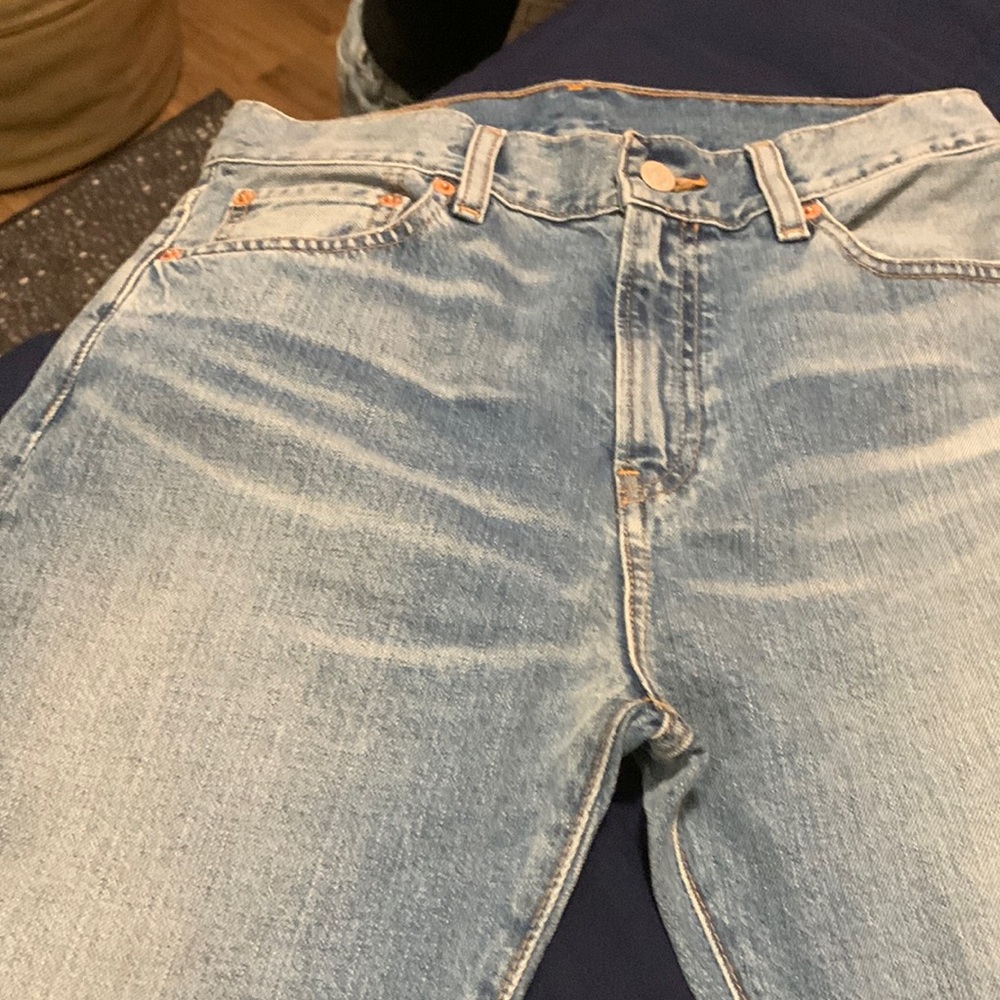 Blue denim jeans boot cut size 26